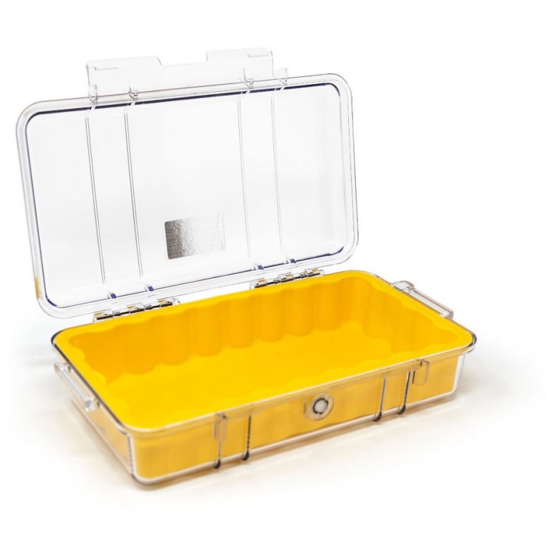 Peli 1060 Micro Case, kollane / läbipaistev