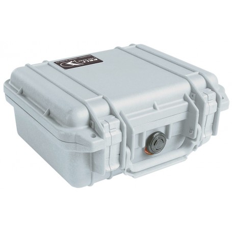Peli 1200 Protector Case Silber (ohne Schaumstoff)