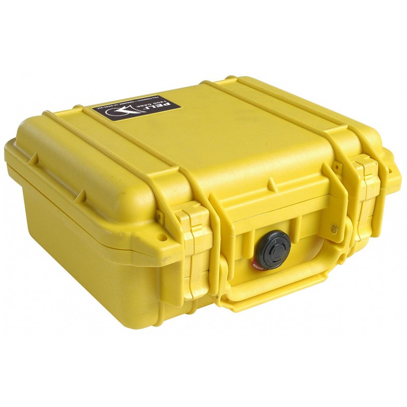 Peli 1200 Protector Case Yellow (No Foam)