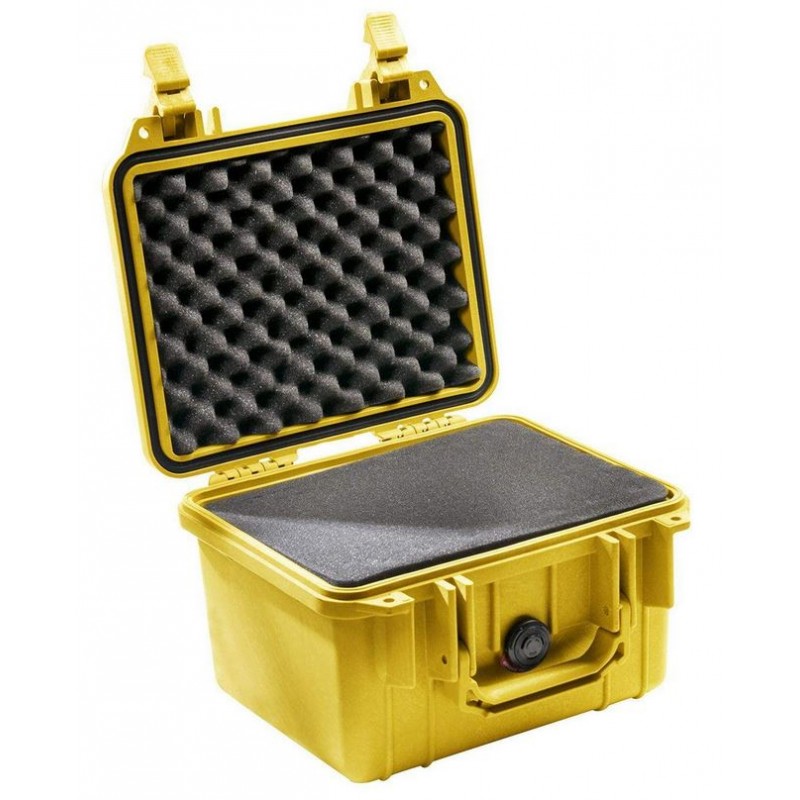 Peli 1300 Protector Case yellow (with foam)