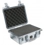 Peli 1400 Protector Case Silber (mit Schaumstoff)