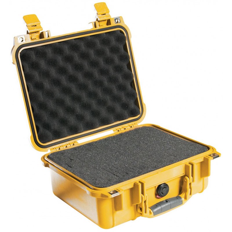 Peli 1400 Protector Case Yellow (with foam)