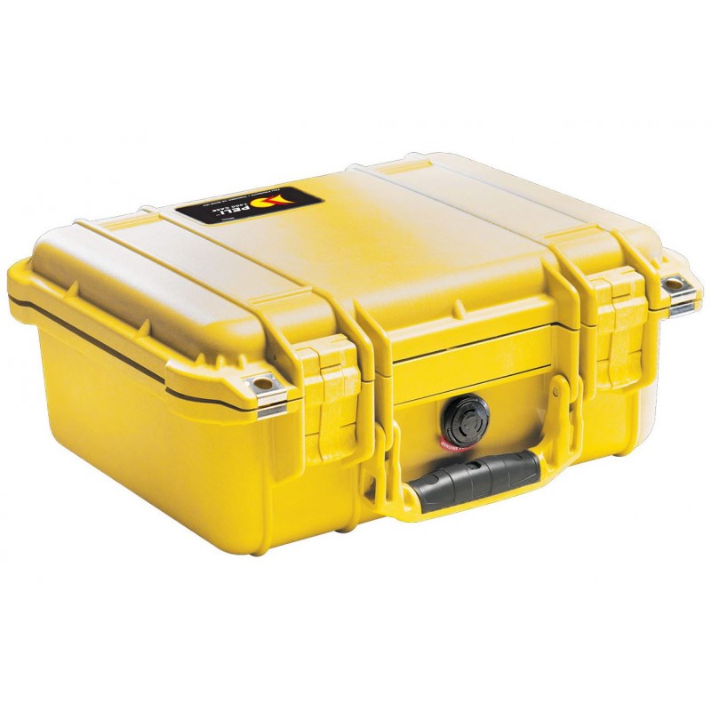 Peli 1400 Protector Case Yellow (no foam)