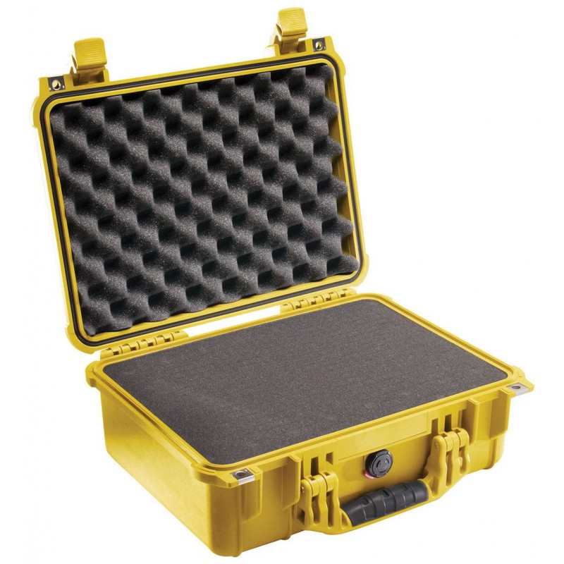 Peli 1450 Protector Case Yellow (with foam)