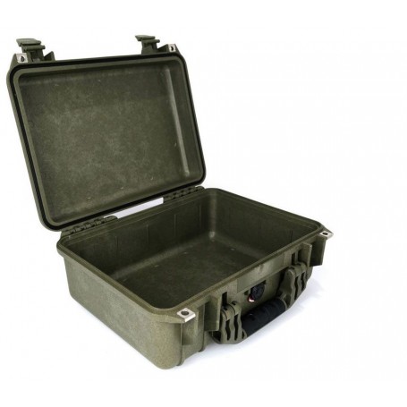حافظة حماية Peli 1450 OD باللون الأخضر (بدون رغوة)