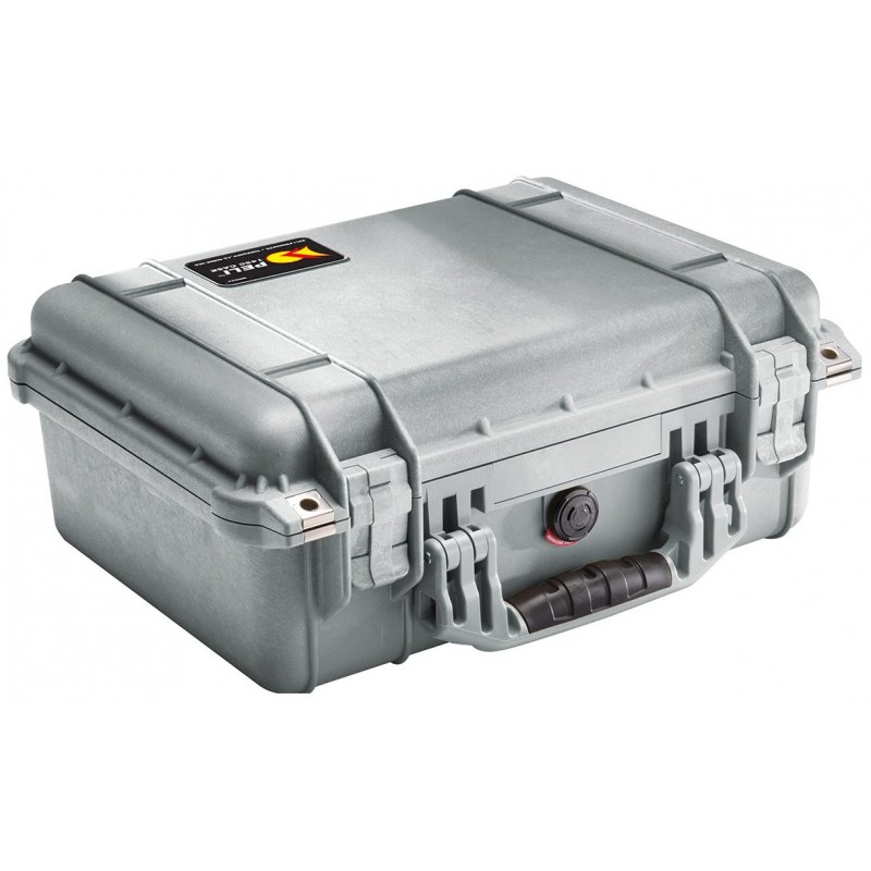 Peli 1450 Protector Case Silver (No Foam)