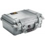 Peli 1450 Protector Case Zilver (Geen Schuim)