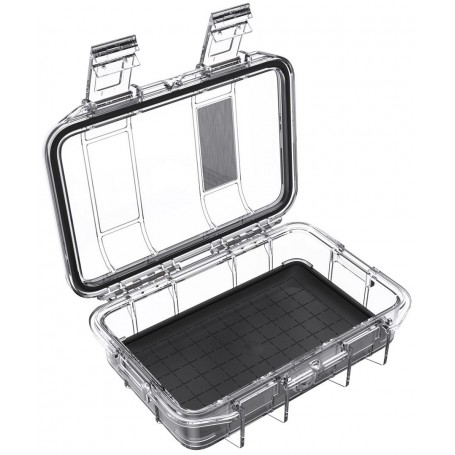 Peli M40 Micro Case, Nero/Trasparente
