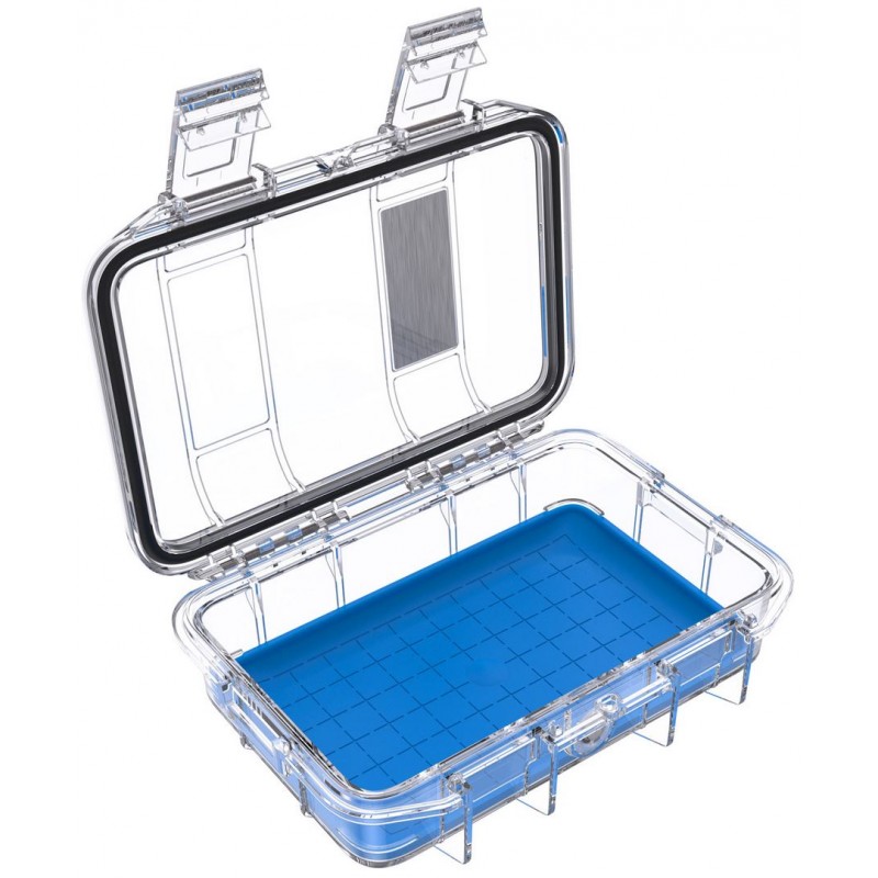 Peli M40 Micro Case, Blue / Clear