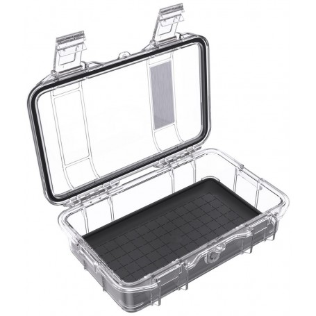 Peli M50 Micro Case, Nero/Trasparente