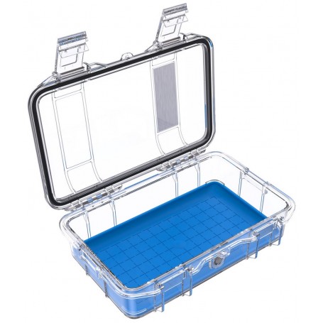 Peli M50 örhylki, blátt / glært