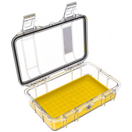 Peli M50 微型保護殼，黃色/透明