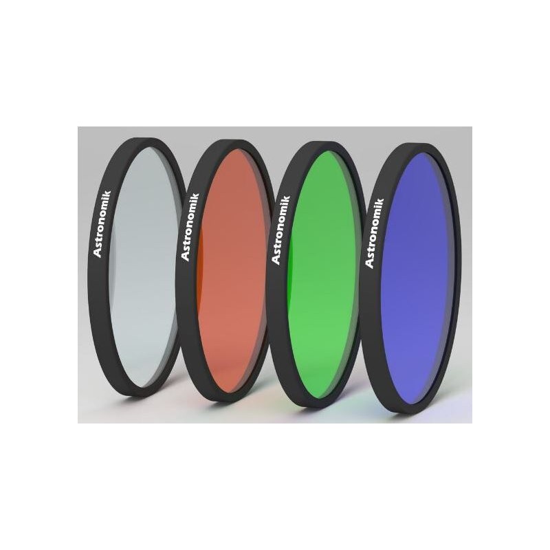 एस्ट्रोनॉमिक फिल्टर्स L-RGB टाइप 2c 50mm फिल्टर सेट, माउंटेड (52974)