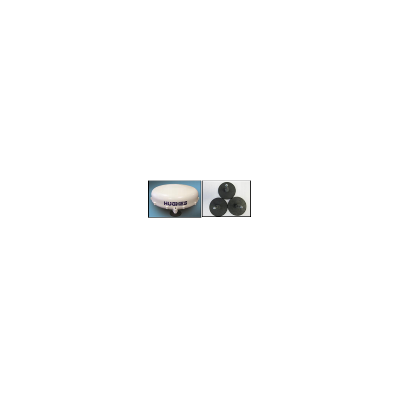 محطة BGAN المحمولة Hughes 9202M - هوائي C10 (مع حوامل مغناطيسية)