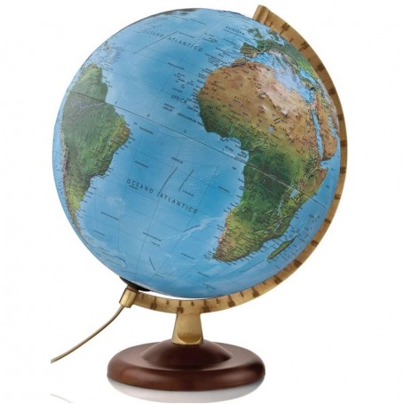 Atmosfærehævet reliefkugle R4 Guld 30 cm (33459)