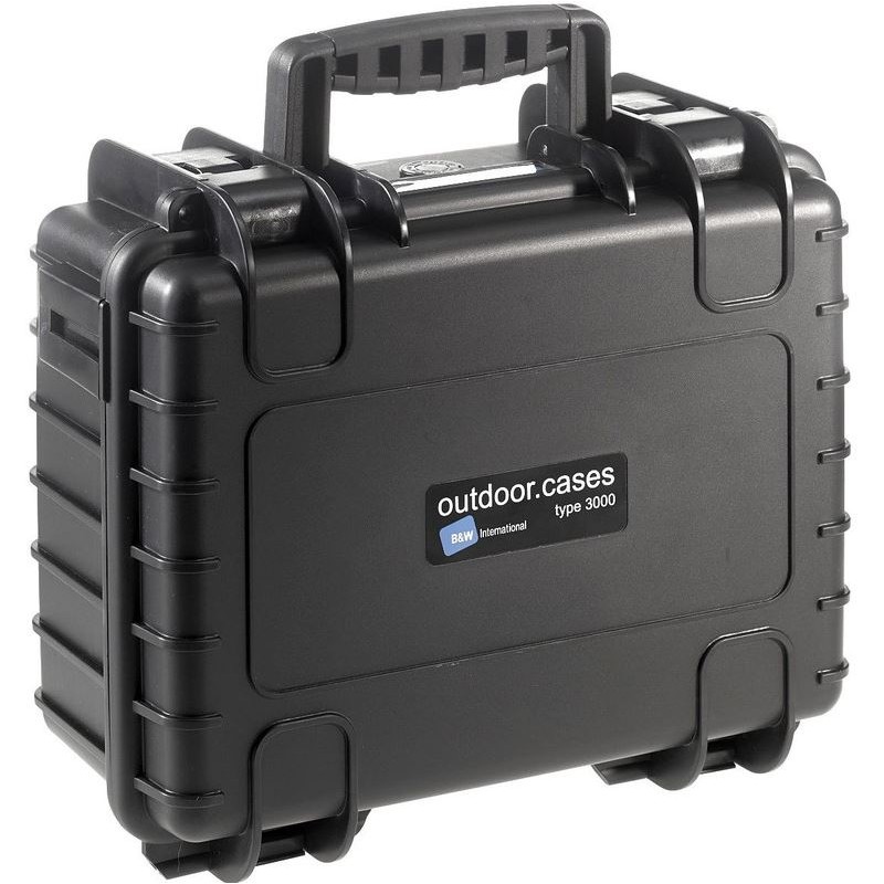 B&W Type 3000 case, black/empty (55925)