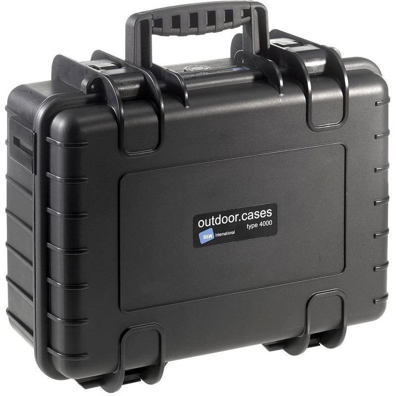 B&W Type 4000 case, black/foam lined (55932)
