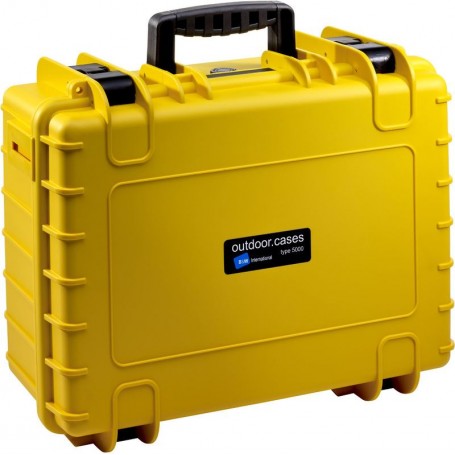 B&W Type 5000 case, yellow/empty (55940)