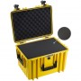 B&W Type 5500 case, yellow/foam lined (55947)