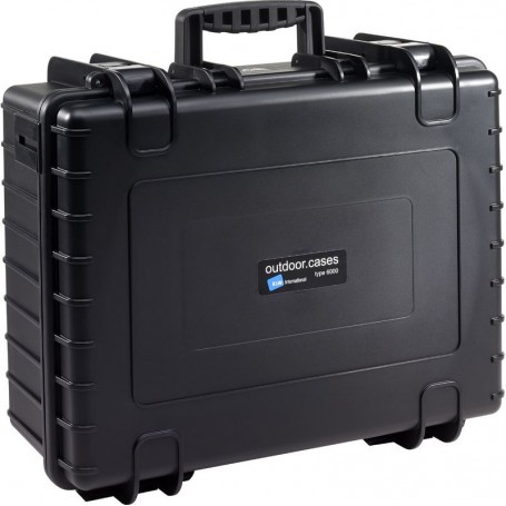 B&W Type 6000 case, black/foam lined (55950)