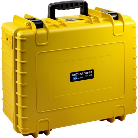 Mallette B&W Type 6000, jaune/vide (55952)