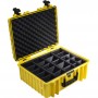 Vỏ hộp B&W Type 6000, màu vàng/phân chia ngăn (55954)