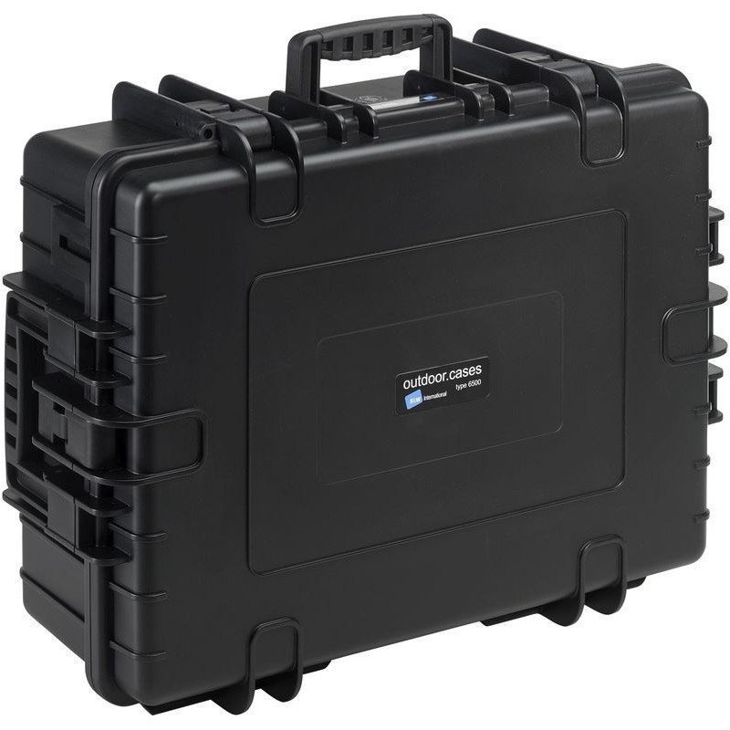 B&W Type 6500 case, black/compartment divisions (55960)