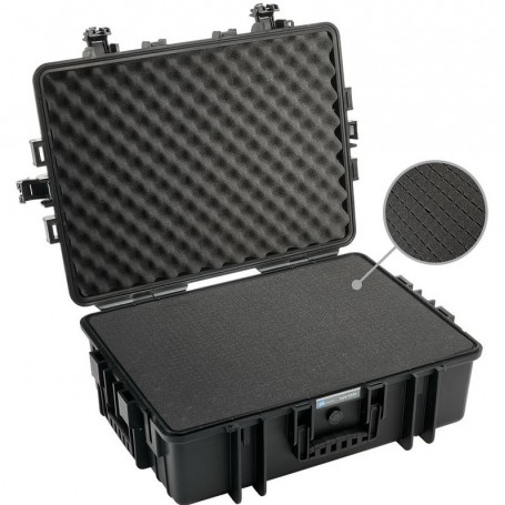 B&W Type 6500 case, black/foam lined (55959)
