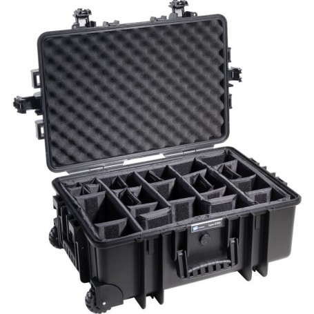 B&W タイプ 6700 ケース、黒/コンパートメント ディバイジョン (55963)