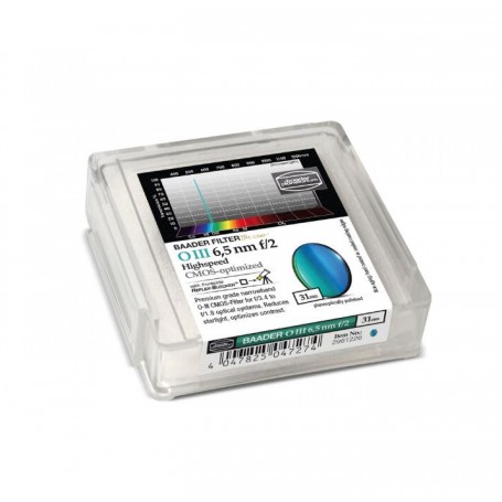 Filter Baader OIII CMOS f/2 Kecepatan Tinggi 31mm (70915)