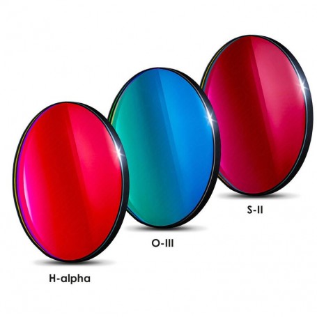 Baaderovy filtry H-alpha/OIII/SII CMOS f/2 vysokorychlostní 36 mm (70951)