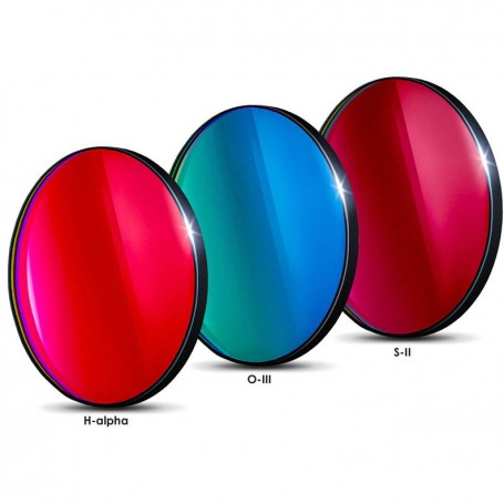 Filtros Baader H-alpha/OIII/SII CMOS f/2 de alta velocidad de 50,4 mm (70953)