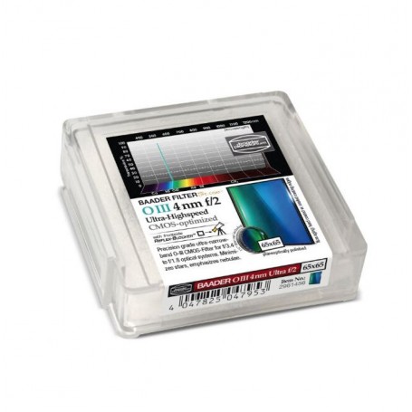 Filtros Baader OIII CMOS f/2 Ultra-Highspeed 65x65mm (70941)