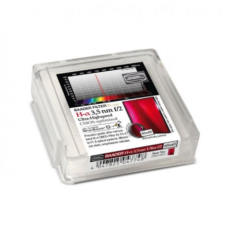 Bộ lọc Baader H-alpha CMOS f/2 Tốc độ cực cao 65x65mm (70934)