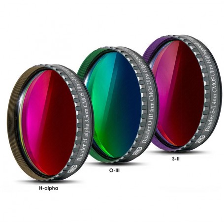 Baaderove filtre H-alpha/OIII/SII CMOS f/2 Ultra-Highspeed 2" (70959)