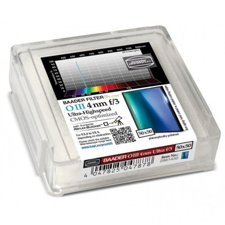 Baader Filters OIII CMOS f/3 Ultra-HighSped 50x50 מ"מ (75582)