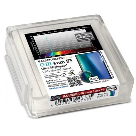 Filtry Baader OIII CMOS f/3 Ultra-Highspeed 65x65mm (75583)