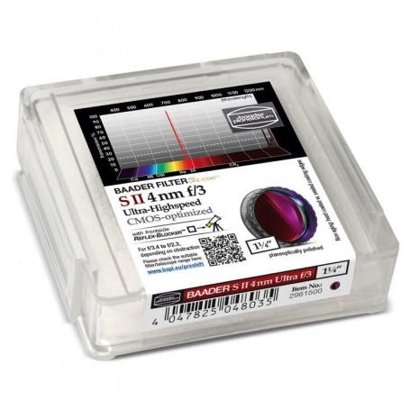 Baader 필터 SII CMOS f/3 초고속 1.25인치(75584)