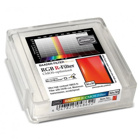 מסנני Baader RGB-R CMOS 50x50 מ"מ (72130)