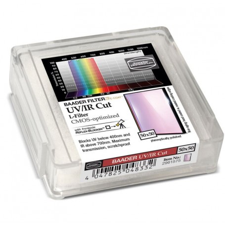מסנני Baader UV/IR L CMOS 50x50 מ"מ (72113)