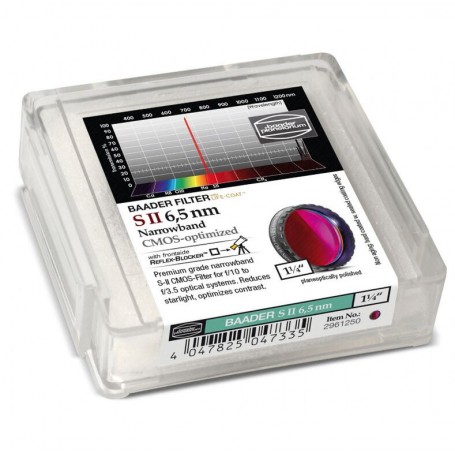 Baader 필터 협대역 SII CMOS 1.25인치(70865)