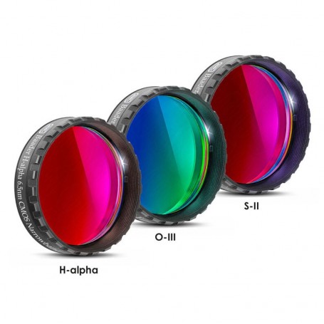 Filtros Baader H-alpha/OIII/SII CMOS banda estreita 1,25" (70893)