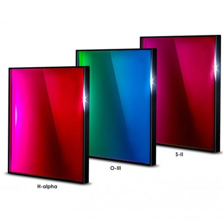 Baader filtri H-alpha/OIII/SII CMOS īpaši šaurjoslas 50 x 50 mm (70905)