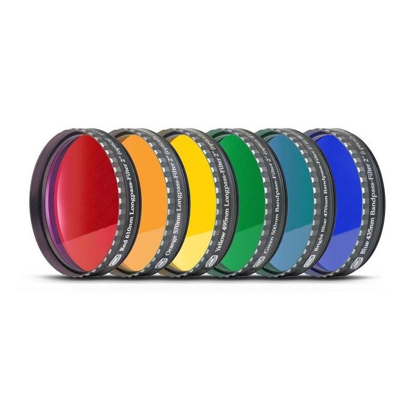 Baader Filters Okularfiltersatz 2'' - 6 Farben (planoptisch poliert) (10870)