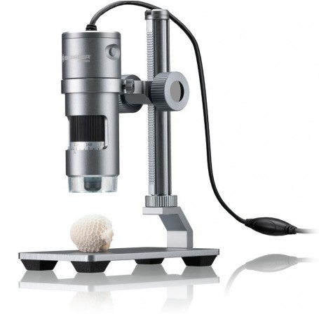 Bresser USB digitale microscoop DST-1028, scherm, 10x-280x, AL LED 5.1MP (75639)