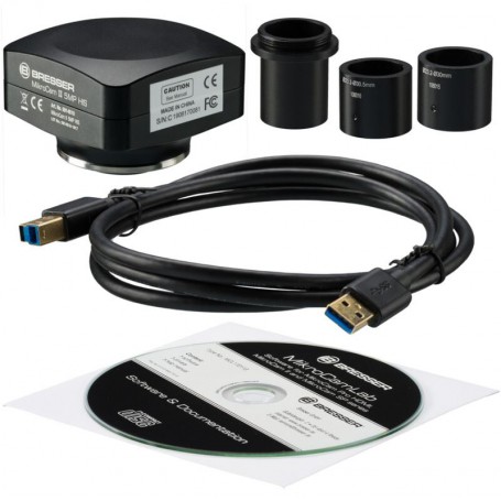 كاميرا بريسير MikroCamII 5MP HIS، ملونة، CMOS، 2/3''، 3.45 ميكرومتر، USB3 (75538)