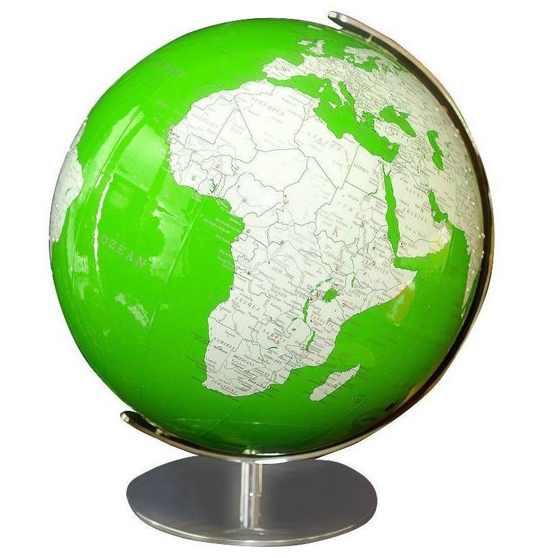 Columbus Globe Artline groen Swarovski Zirkonia 34cm Duits (48736)