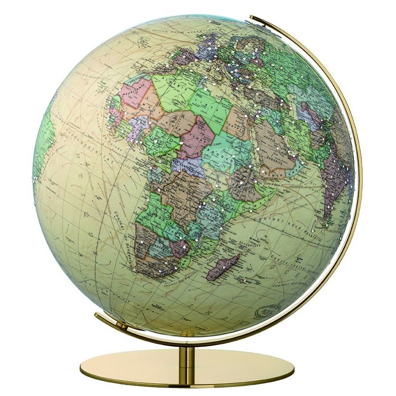 Columbus Globe Royal Swarovski Messing 40cm German (45661)
