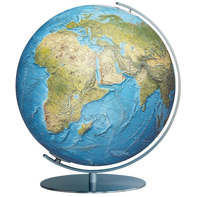 Columbus Globe Duorama 40cm OID Stainless steel matt French (67254)