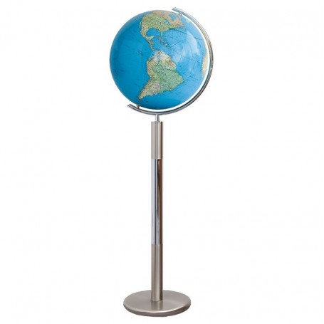 Globe Lantai Columbus Duo Stainless Steel 40cm (Bahasa Inggris) (18229)